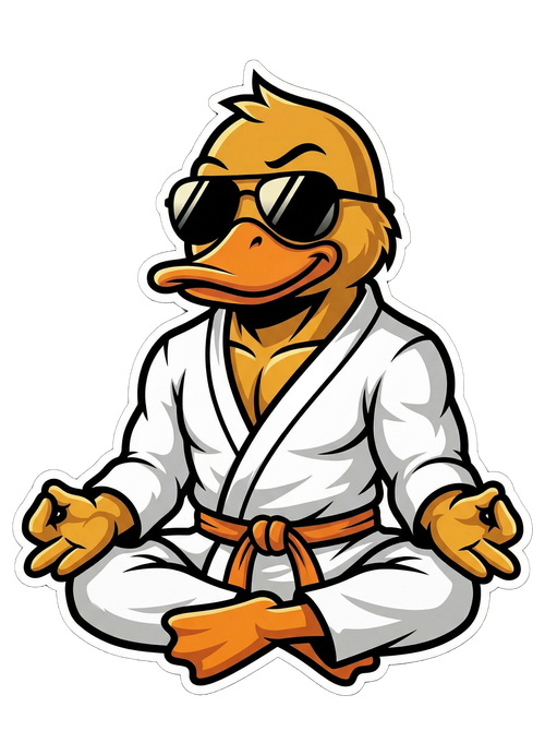 GigaDuck meditating