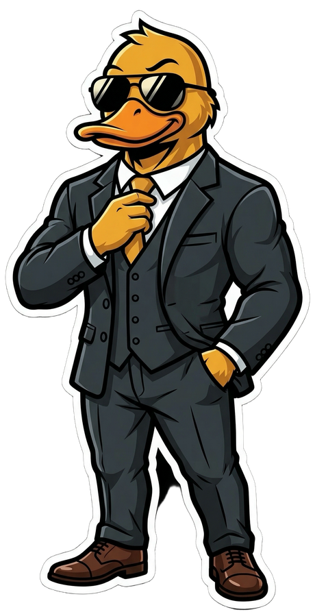 GigaDuck in business suit